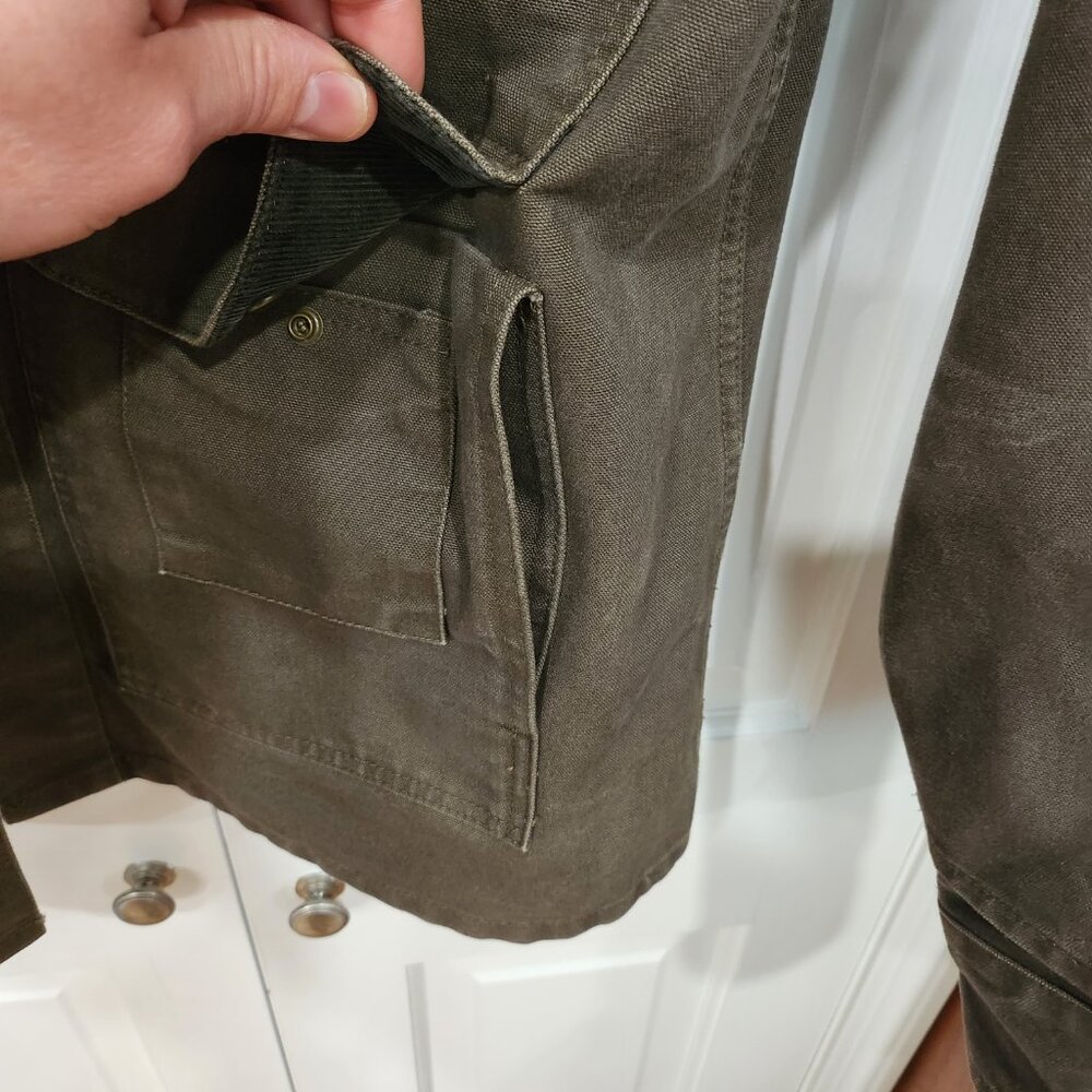 Filson Dry Tin Cloth Crusier - X-Large - Otter Green - Made in USA - Picture 6 of 14